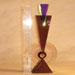 Contemporary glass small abstract art repaired by Michael Bokrosh