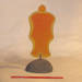 Murano abstract figure glass art repaired by Michael Bokrosh