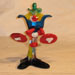 Murano bright-clown glass art repaired by Michael Bokrosh