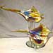 Murano stingray glass art repaired by Michael Bokrosh