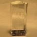Steuben crystal building glass art repaired by Michael Bokrosh