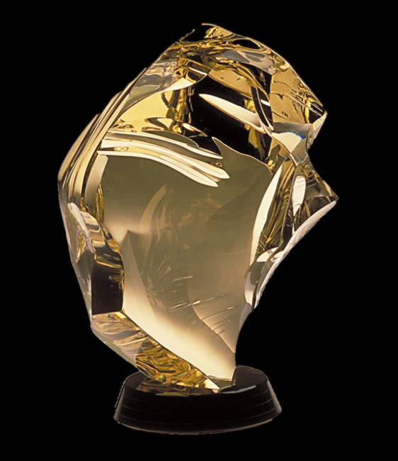 Midas optical glass sculpture by Michael Bokrosh Midas optical glass sculpture by Michael Bokrosh